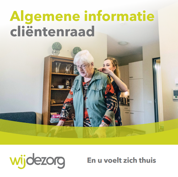 Brochure Cliëntenraad